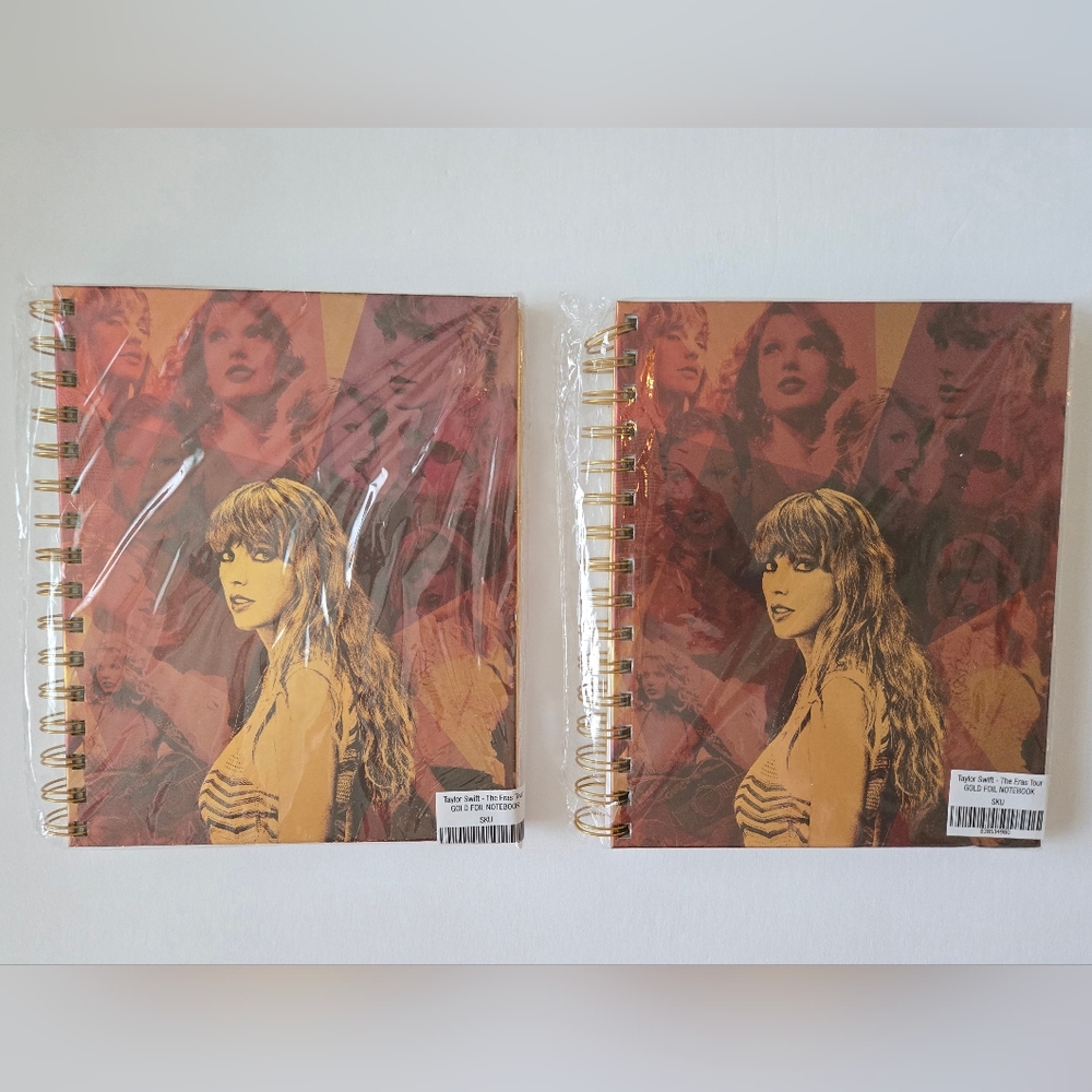 Taylor Swift Eras Tour Midnights Gold And Red Spiral Notebook NEW 1 AVAILABLE